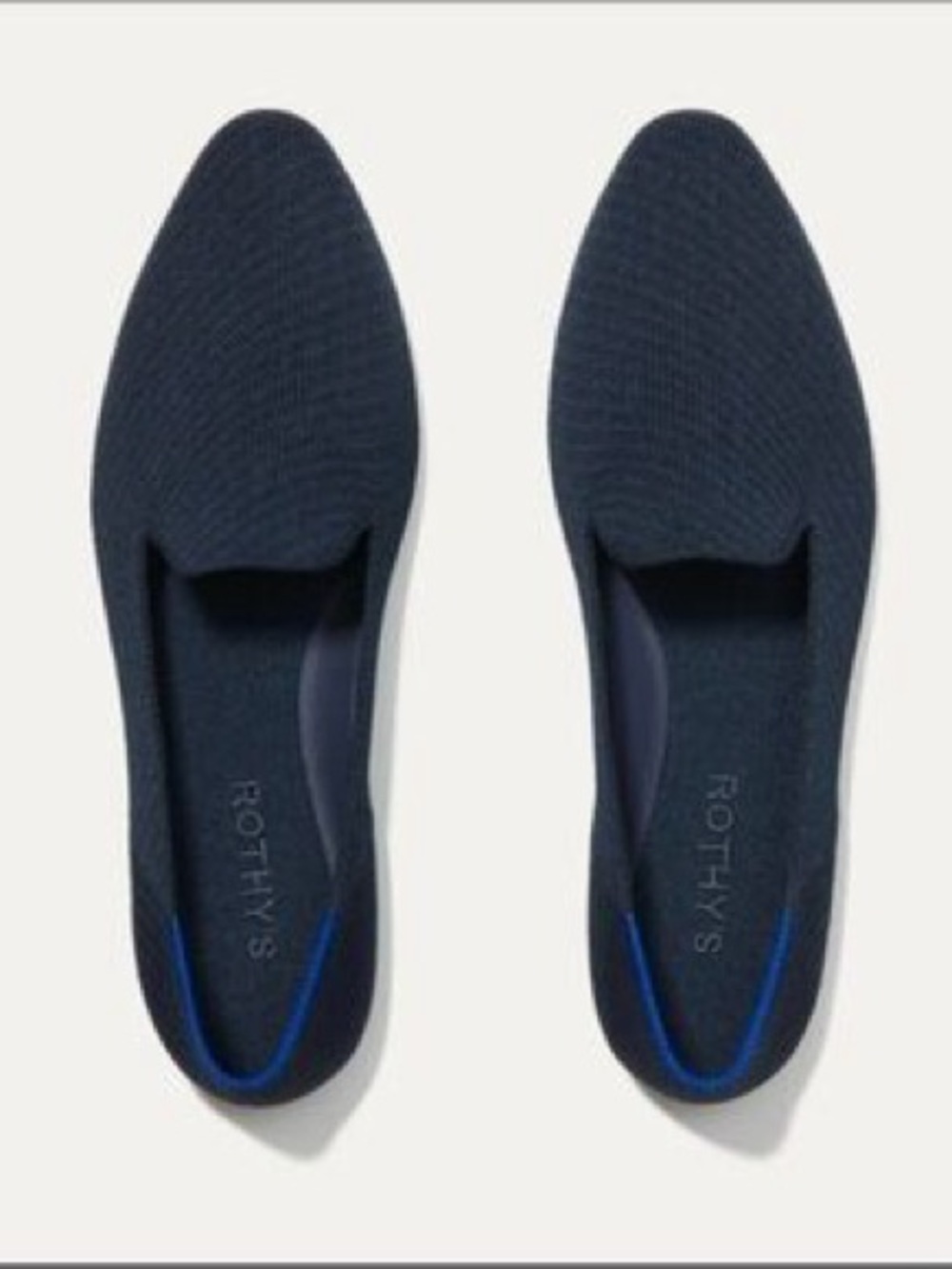 Rothy’s The Loafer in Navy Twill size 7 | New in Box